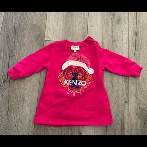 LIKE BRAND NEW! KENZO CHRISTMAS SWEATER DRESS 12m size